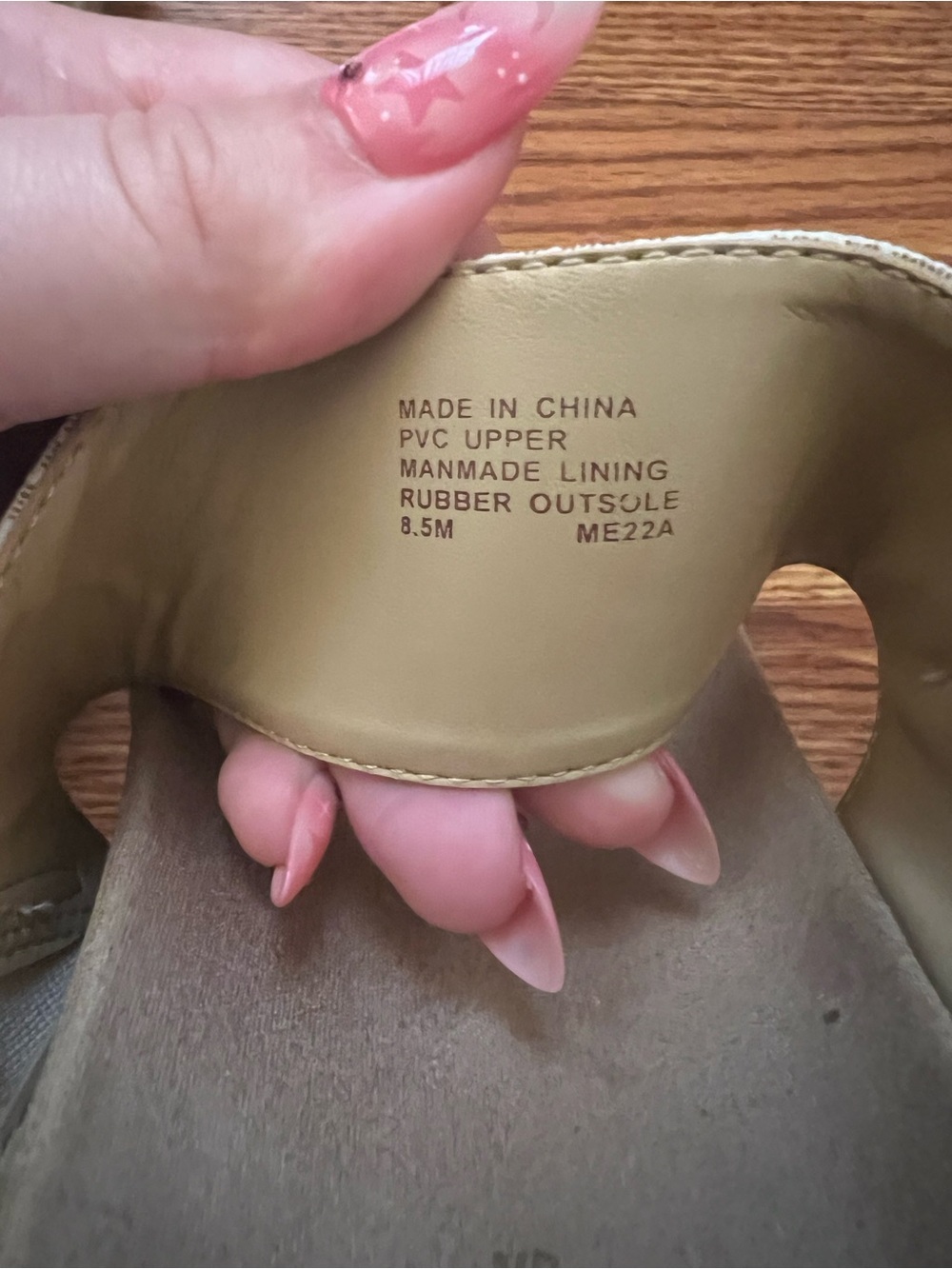Michael Kors Dual-Strap Slide Sandals in Light Beige and Pale Pink - Picture 5 of 11